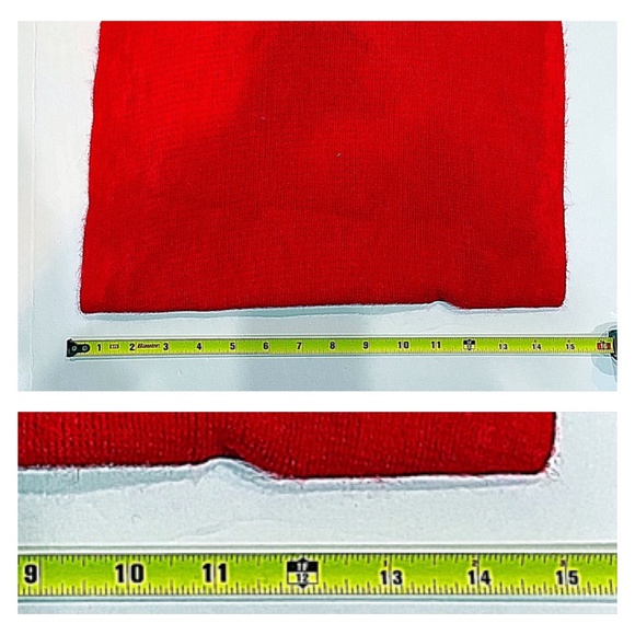 NWT Karl Lagerfeld Red Knit Name Logo Band Infinity Scarf - Picture 15 of 15